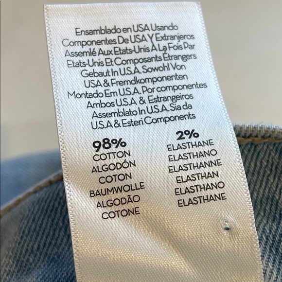 Mother The Insider Crop Step Chew Jeans Mentally Elsewhere Raw Hem Size 28 - Picture 6 of 10